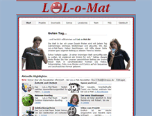 Tablet Screenshot of lol-o-mat.de